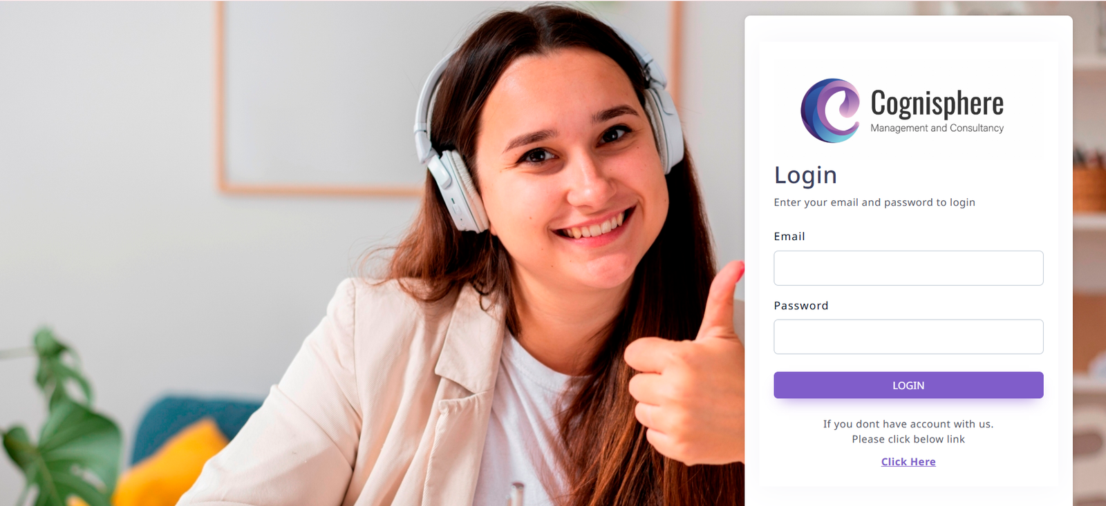 Cognisphere LMS Portal Login Image